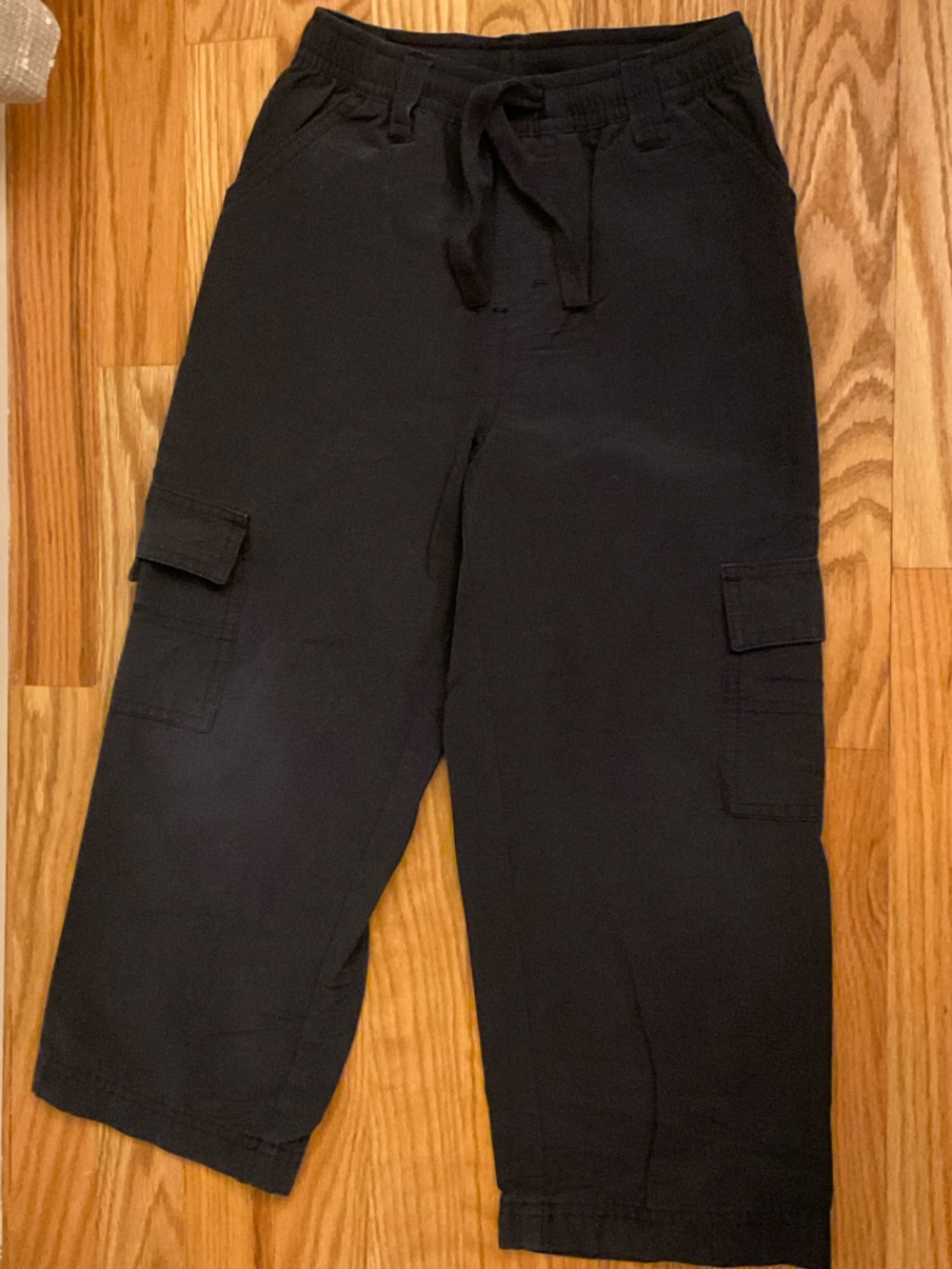 Gymboree Black pull on cargo pants size 5